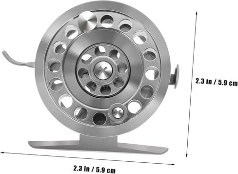 Aluminum Alloy Wheel for Fly Fishing Portable Large Capacity Fishing Gear Accessories Right in Saudi Arabia