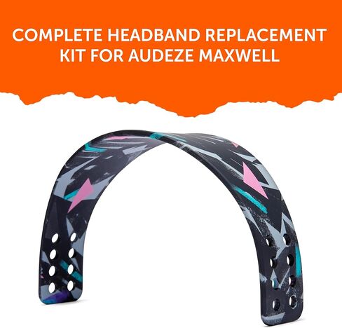 WC Mod Kit Maxwell - Cooling Gel Earpads + Silicone Headband for Audeze Maxwell for Xbox & PS5 by Wicked Cushions | Enhanced Comfort, Cooling & Durability | Black in Saudi Arabia