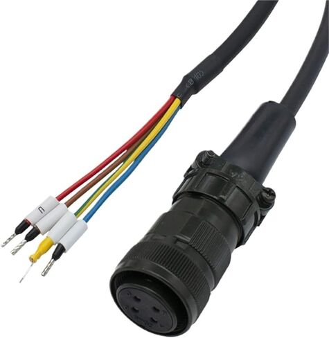كابل توصيل سلك الطاقة بمحرك سيرفو من سلسلة 7 JZSP-UVA702-02 03 05 10 -E كابل توصيل الطاقة (2M، JZSP-UVA701-XX-E) in Saudi Arabia