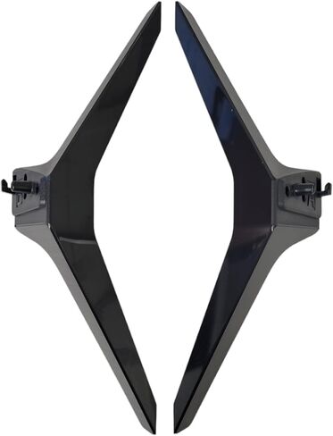 أرجل تلفزيون عامة - متوافقة مع موديلات تلفزيون LG الذكية 65UQ8000AUB و60UJ6050-UA (أسود، معدني، 3 قطع، مسامير متضمنة) in Kuwait