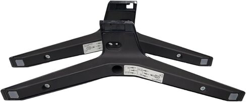 أرجل تلفزيون عامة - متوافقة مع موديلات تلفزيون LG الذكية 65UQ8000AUB و60UJ6050-UA (أسود، معدني، 3 قطع، مسامير متضمنة) in Kuwait