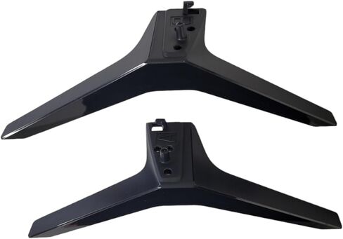 أرجل تلفزيون عامة - متوافقة مع موديلات تلفزيون LG الذكية 65UQ8000AUB و60UJ6050-UA (أسود، معدني، 3 قطع، مسامير متضمنة) in Kuwait