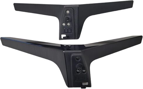 أرجل تلفزيون عامة - متوافقة مع موديلات تلفزيون LG الذكية 65UQ8000AUB و60UJ6050-UA (أسود، معدني، 3 قطع، مسامير متضمنة) in Kuwait