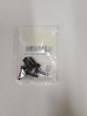 أرجل تلفزيون عامة - متوافقة مع موديلات تلفزيون LG الذكية 65UQ8000AUB و60UJ6050-UA (أسود، معدني، 3 قطع، مسامير متضمنة) in Kuwait