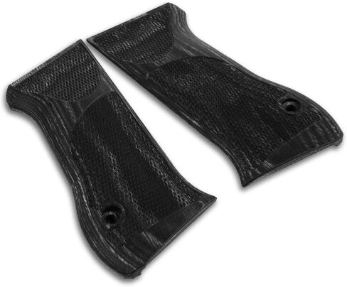 Cool Hand Wood Grips for Jericho 941 F/FB, Magnum Research's Desert Eagle, Checker Diamond Cut in Saudi Arabia