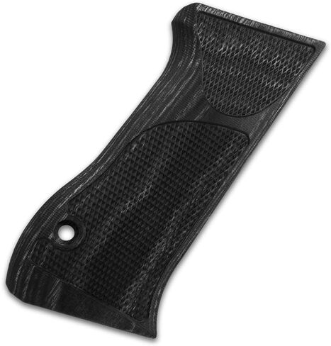 Cool Hand Wood Grips for Jericho 941 F/FB, Magnum Research's Desert Eagle, Checker Diamond Cut in Saudi Arabia