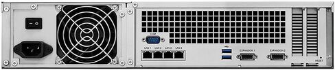 Synology RackStation RS3618xs NAS Server with Xeon 2.4GHz CPU, 64GB Memory, 216TB HDD Storage, 4 x 1GbE LAN Ports, DSM Operating System Bundle with Rail kit in Saudi Arabia