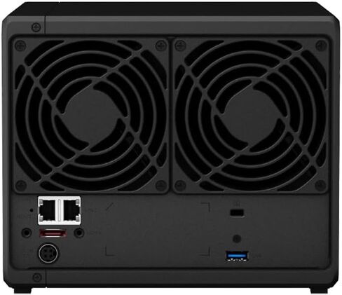Synology DiskStation DS918+ NAS Server للأعمال مع وحدة المعالجة المركزية Intel Celeron، ذاكرة 8 جيجابايت، 256 جيجابايت SSD، 16 تيرابايت HDD، نظام تشغيل DSM in Saudi Arabia