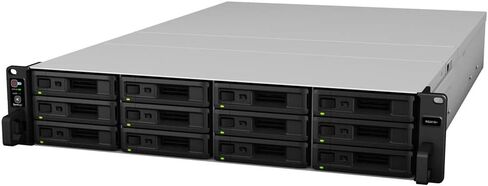 Synology RackStation RS2418+ NAS Server Bundle with Rail Kit, Intel Atom C3538 Quad-Core, 8GB DDR4, 24TB SATA HDD, Synology DSM Software in Saudi Arabia
