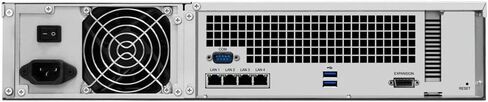Synology RackStation RS2418+ NAS Server Bundle with Rail Kit, Intel Atom C3538 Quad-Core, 8GB DDR4, 24TB SATA HDD, Synology DSM Software in Saudi Arabia
