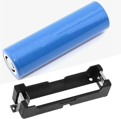 ECSiNG 2 قطعة حامل بطارية خلية واحدة 21700 لبطارية 20/21700 أسود in Saudi Arabia