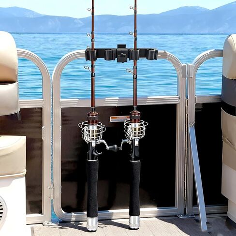 حوامل قضبان عائمة، تخزين قضبان القارب المربعة لأربعة قضبان، حوامل عمود الصيد سهلة التركيب للقوارب العائمة واليخوت والشاحنات البحرية in Kuwait