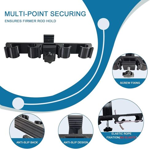 حوامل قضبان عائمة، تخزين قضبان القارب المربعة لأربعة قضبان، حوامل عمود الصيد سهلة التركيب للقوارب العائمة واليخوت والشاحنات البحرية in Kuwait