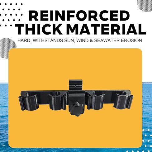 حوامل قضبان عائمة، تخزين قضبان القارب المربعة لأربعة قضبان، حوامل عمود الصيد سهلة التركيب للقوارب العائمة واليخوت والشاحنات البحرية in Kuwait