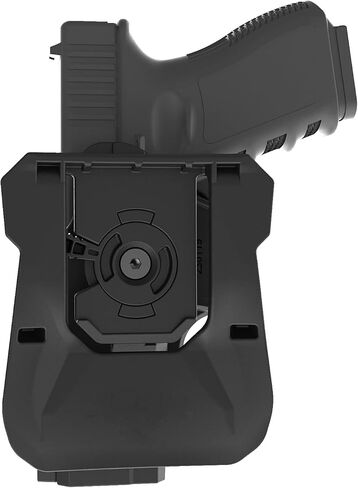 حافظة المسدس الأيسر لـ Glock 19/17 Gen 1 2 3 4 5، Glock 23/32 Gen 1 2 3 4، Glock 45/44/19X، حافظة مجداف OWB، حافظة تكتيكية مفتوحة الحزام، إطلاق سريع وحافظة غير قابلة للتعديل - اليد اليمنى/اليسرى in Kuwait