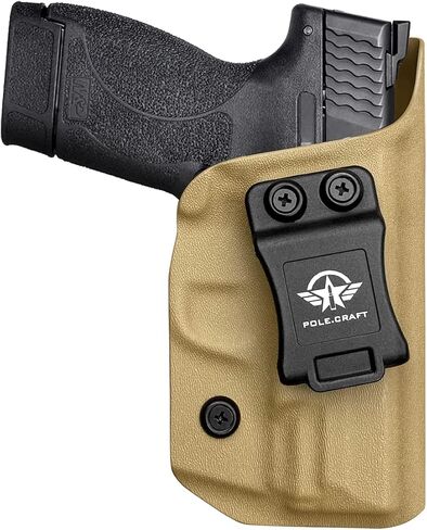 M&P 45 Shield Holster IWB Kydex Holster Fit مخصص: Smith & Wesson M&P 45 Shield M2.0 3.3 "مسدس برميل - داخل حزام الخصر المخفي - الاحتفاظ غير قادر - غطاء ماج زر - لا تآكل، لا غضب in Saudi Arabia