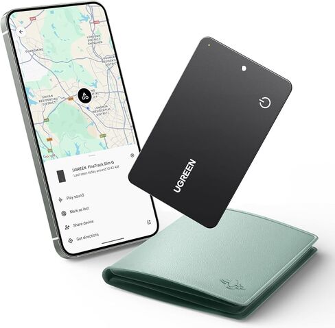 UGREEN (Android Only) FineTrack G 1-Year Battery Bluetooth Tracker Bundle with FineTrack Slim G 5-Year Battery Bluetooth Tracker Card in Saudi Arabia