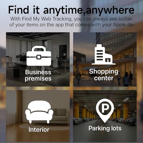 العلامات الذكية - جهاز تعقب مكون من قطعتين يعمل مع Apple Find My (iOS 14.6 أعلاه فقط)، وأداة البحث عن المفاتيح ومحدد موقع العناصر لحقيبة الظهر وحقائب السفر والحيوانات الأليفة والمحفظة in Saudi Arabia