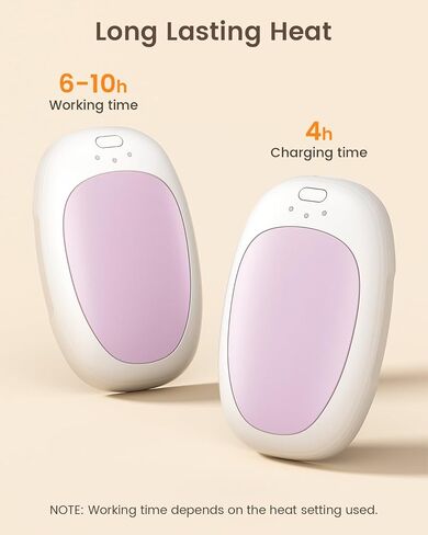 gabless Hand Warmers Rechargeable 2 Pack, AI Electric Handwarmers Fast Heating Hand Warmer with 3 Levels Heat, Portable Hand Heater Ideal Gifts for Women Men Office Outdoor Camping Hunting Travel in Saudi Arabia