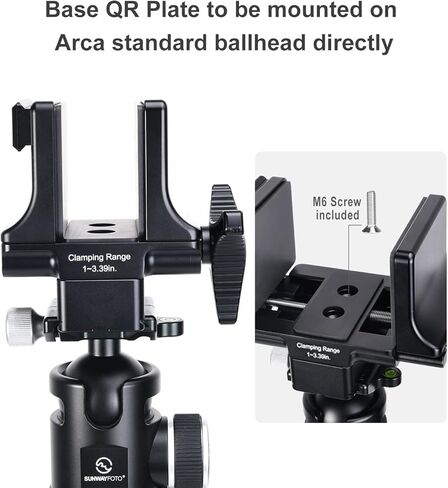 Hunting Tripod Rifles Gun Rest for Shooting Saddle Mount to Arca Swiss Clamp Adapter,Black, 2531 in Saudi Arabia