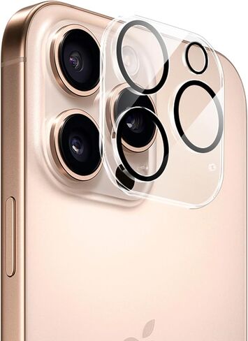 for iPhone 15 Pro/15 Pro Max Camera Lens Protector, 1-Pack, Glass, 9H Hardness, Scratch Resistant, Compatible with iPhone 15 Pro & Pro Max in Saudi Arabia