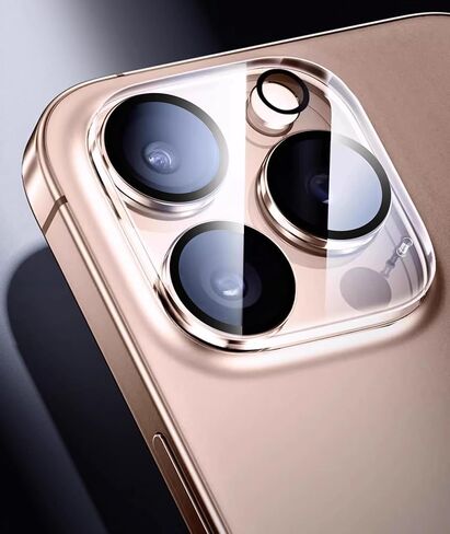 for iPhone 15 Pro/15 Pro Max Camera Lens Protector, 1-Pack, Glass, 9H Hardness, Scratch Resistant, Compatible with iPhone 15 Pro & Pro Max in Saudi Arabia