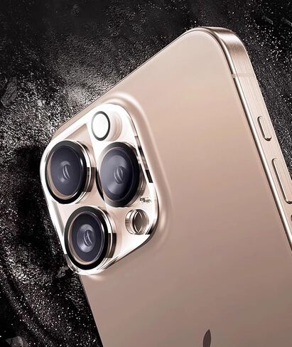 for iPhone 15 Pro/15 Pro Max Camera Lens Protector, 1-Pack, Glass, 9H Hardness, Scratch Resistant, Compatible with iPhone 15 Pro & Pro Max in Saudi Arabia