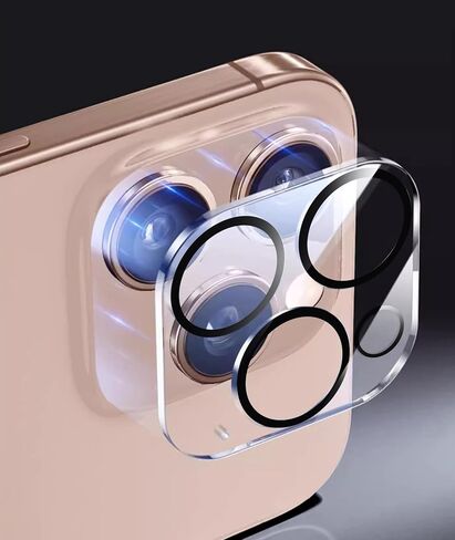 for iPhone 15 Pro/15 Pro Max Camera Lens Protector, 1-Pack, Glass, 9H Hardness, Scratch Resistant, Compatible with iPhone 15 Pro & Pro Max in Saudi Arabia