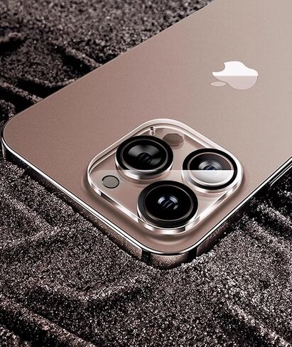 for iPhone 15 Pro/15 Pro Max Camera Lens Protector, 1-Pack, Glass, 9H Hardness, Scratch Resistant, Compatible with iPhone 15 Pro & Pro Max in Saudi Arabia