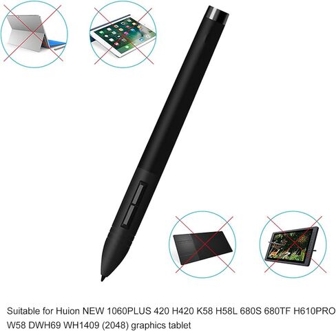 قلم PEN80D، قلم رقمي لـ 1060PLUS 420 H420 K58 H58L 680S 680TF H610PRO W58 DWH69 WH1409 تابلت الرسومات in Kuwait