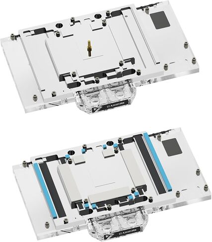 Barrow Copper GPU Water Block Compatible for Gigabyte RTX5090 D Gaimg/Windforce/Master, Full Coverage GPU Water Cooler Include Backplate, Liquid Cooling Graphics Card Water Cooling Block in Saudi Arabia