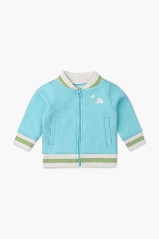 MONICA + ANDY Bomber Jacket, Size 2T, The Very Hungry Caterpillar, 100% Organic Clothes for Girls and Boys, Button Down Jacket, Sustainable Super Soft Fabric, Sizes for Kids, Toddler, & Infant in Saudi Arabia