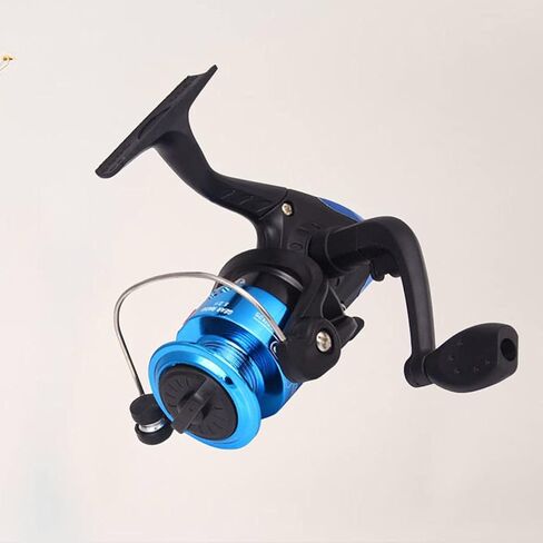 Metal Fishing Reel Fish Reel Fishing Tackle Line Wheel Fishing Feeder (Blue) in Saudi Arabia