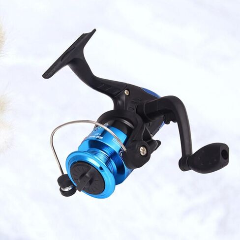 Metal Fishing Reel Fish Reel Fishing Tackle Line Wheel Fishing Feeder (Blue) in Saudi Arabia