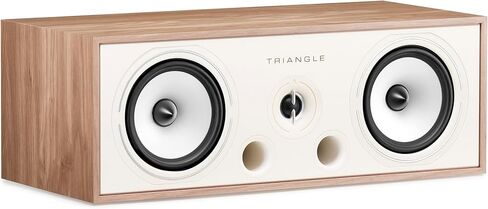 triangle BRC2 Center Channel Speaker - 2 Way Design - 25mm Silk Dome Tweeter (Black Ash) in Saudi Arabia