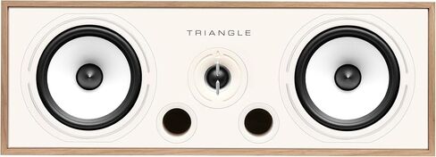triangle BRC2 Center Channel Speaker - 2 Way Design - 25mm Silk Dome Tweeter (Black Ash) in Saudi Arabia