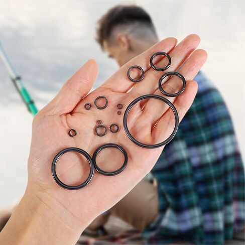28 Pcs Fishing Rod Eyelet Repair Kit 14 Sizes Ceramic Guide Ring Replacement Kit Fishing Rod Repair Accessories in Saudi Arabia