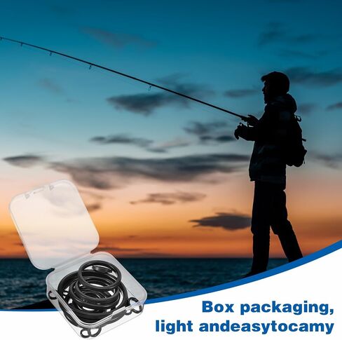 28 Pcs Fishing Rod Eyelet Repair Kit 14 Sizes Ceramic Guide Ring Replacement Kit Fishing Rod Repair Accessories in Saudi Arabia