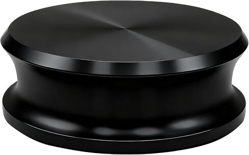 Black Record Weight Stabilizer 312g (11oz) Low Profile Deisgn Vinyl Weight LP Disc Stabilizer Turntable Weight Clamps for Record Player with Soft Base Pad in Saudi Arabia