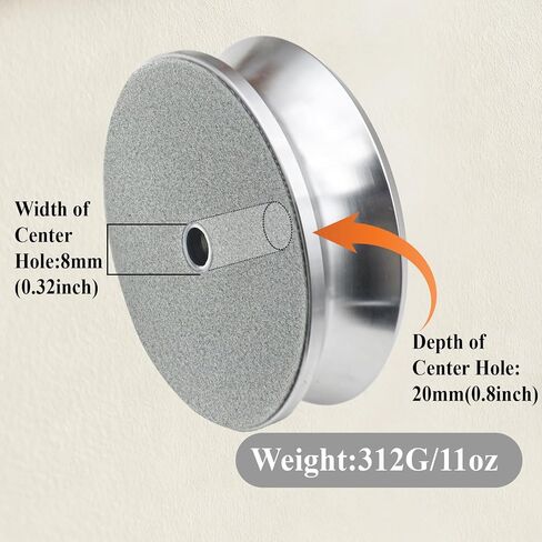Black Record Weight Stabilizer 312g (11oz) Low Profile Deisgn Vinyl Weight LP Disc Stabilizer Turntable Weight Clamps for Record Player with Soft Base Pad in Saudi Arabia