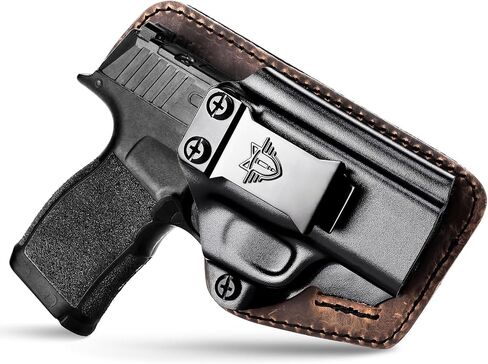 حافظة IWB متوافقة مع Sig P365 / P365 SAS / P365 X Kydex حافظة جلدية هجينة حافظة مسدس مخفية للملحق داخل حزام الخصر باليد اليمنى (SigP365/P365SAS/P365X) in Kuwait
