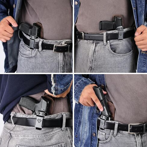 حافظة IWB متوافقة مع Sig P365 / P365 SAS / P365 X Kydex حافظة جلدية هجينة حافظة مسدس مخفية للملحق داخل حزام الخصر باليد اليمنى (SigP365/P365SAS/P365X) in Kuwait
