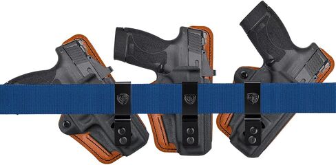 M&P Shield/Plus Holster with Comfort Foam Pad, IWB Kydex and Leather Hybrid Holster for Smith and Wesson M&P Shield 9mm/40, S&W M&P Shield Plus Pistol, Appendix Carry Holster for Concealed Carry in Saudi Arabia