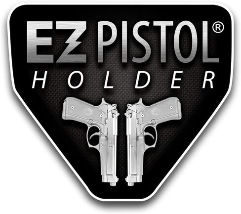 Adhesive Handgun Holster Organizer Gun Safe, Car, Desk, Carpet-Firearm Protection w Nylon Padded Interior, Full Size, 9mm in Saudi Arabia