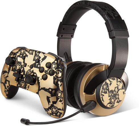 PowerA Pokemon Wired Stereo Gaming Headset - Pikachu Gold-Nintendo in Saudi Arabia