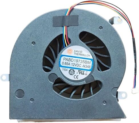 CPU Cooling Fan for GT62 GT62VR Cooler Fan MS-16L1 MS-16L2 MS-16L3 6RD 6RE 7RE N322 N395 PABD19735BM 4-Pins 12V 0.65A in Saudi Arabia
