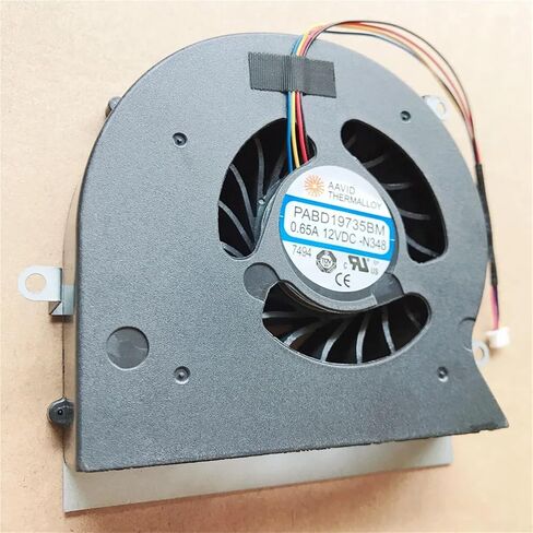 CPU Cooling Fan for GT62 GT62VR Cooler Fan MS-16L1 MS-16L2 MS-16L3 6RD 6RE 7RE N322 N395 PABD19735BM 4-Pins 12V 0.65A in Saudi Arabia