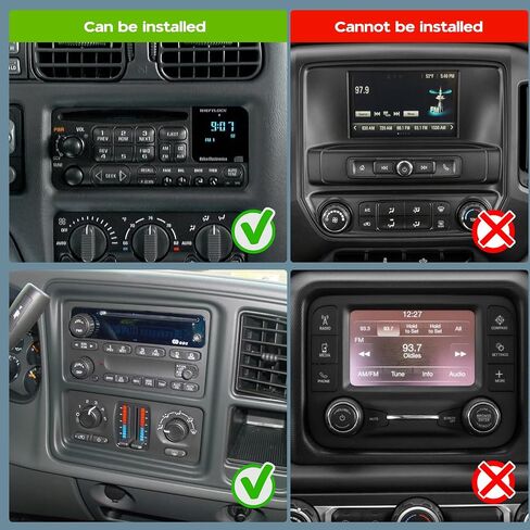 Android 14 Double Din Car Stereo Upgrade Radio for Chevy Trailblazer 2002-2009, 2G+32G 7" Touchscreen Wireless Carplay Android Auto GPS WiFi Bluetooth RDS SWC Mirrorlink Mic Backup Camera in Saudi Arabia
