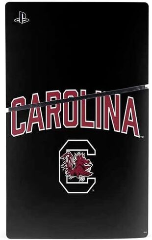Skinit Decal Gaming Skin Compatible with PS5 Slim Disk Bundle - Officially Licensed University of South Carolina Gamecocks Logo Red Design in Saudi Arabia