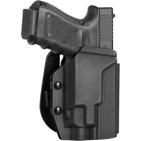 حافظة تحمل الضوء Kydex لـ Glock 17,19 يتم تثبيتها مع Streamlight TLR-7، TLR-7A، TLR-7X، TLR-8 أو TLR-8XG Flaslight، جاهز بصريًا، Adj. غير قادر على الاحتفاظ، IWB/OWB/خيار اليد اليمنى/اليسرى. in Kuwait